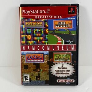 PlayStation 2‎ Namco Museum Greatest Hits Pac-Man Dig Dug Galaga Retro Game